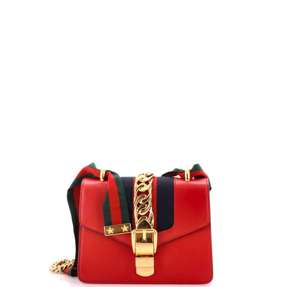 Gucci Sylvie Chain Shoulder Bag Leather #324403G83B